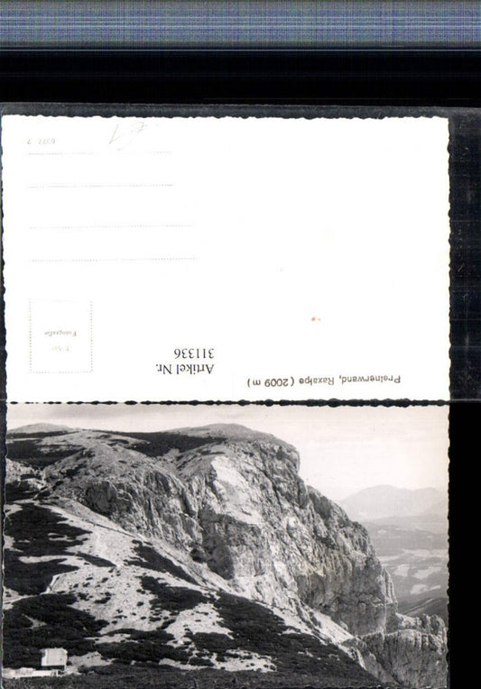 311336,Raxalpe Preinerwand b. Prein Bergkulisse