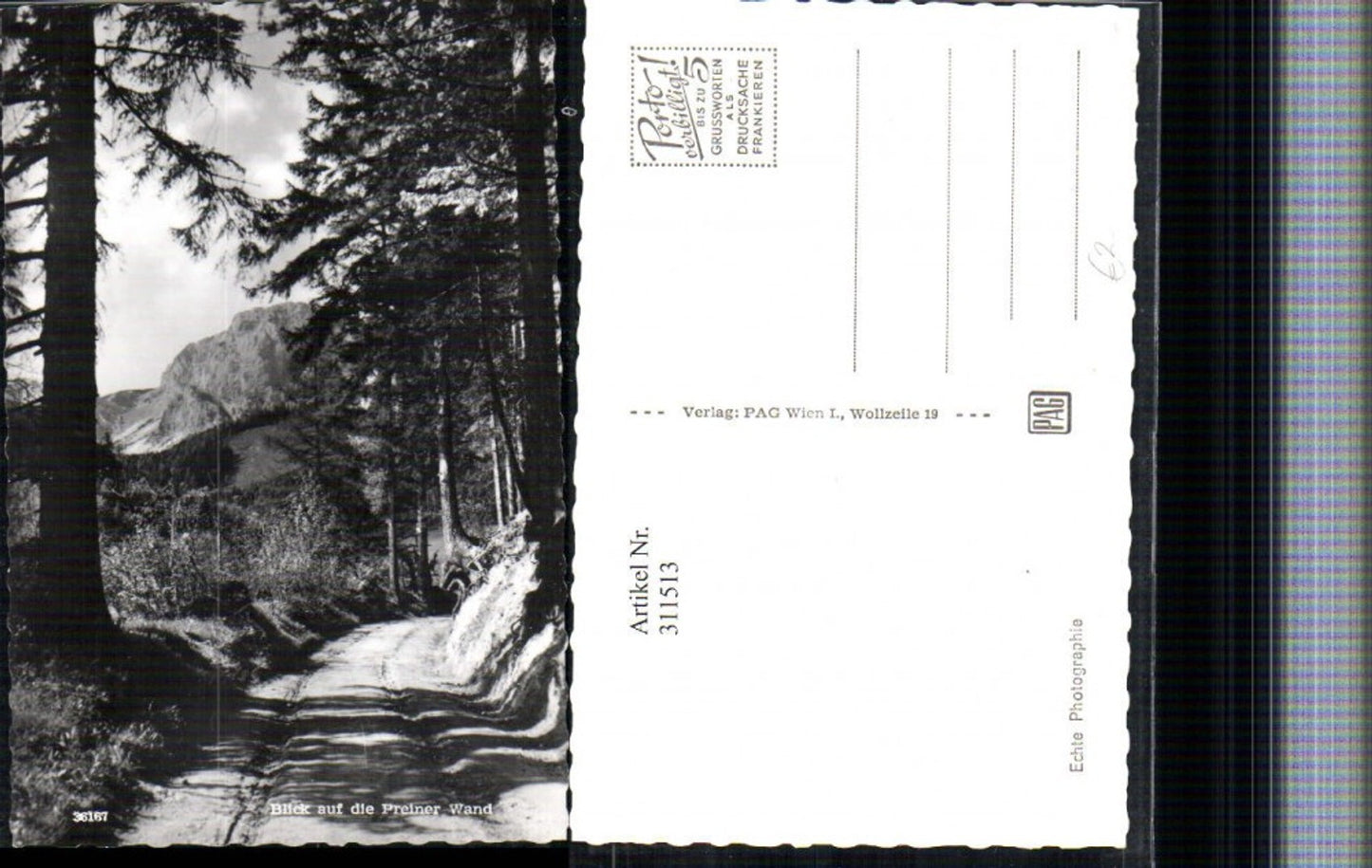 311513,Blick auf die Preinerwand b. Prein Wegpartie Bergkulisse