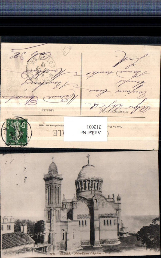 312001,Alger Algier Notre-Dame d'Afrique Kirche