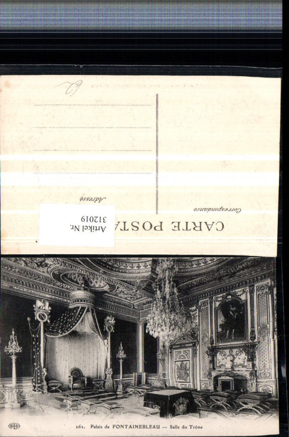 312019,Palais de Fontainebleau Salle du Trone Innenansicht