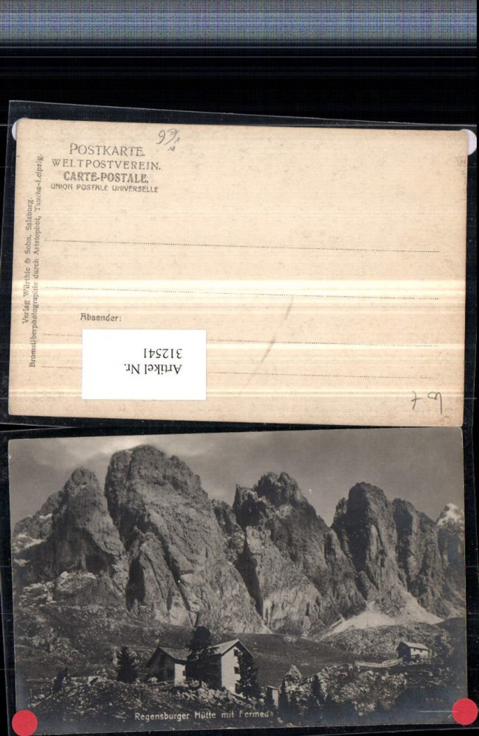 Alte Ansichtskarte – Old Postcard