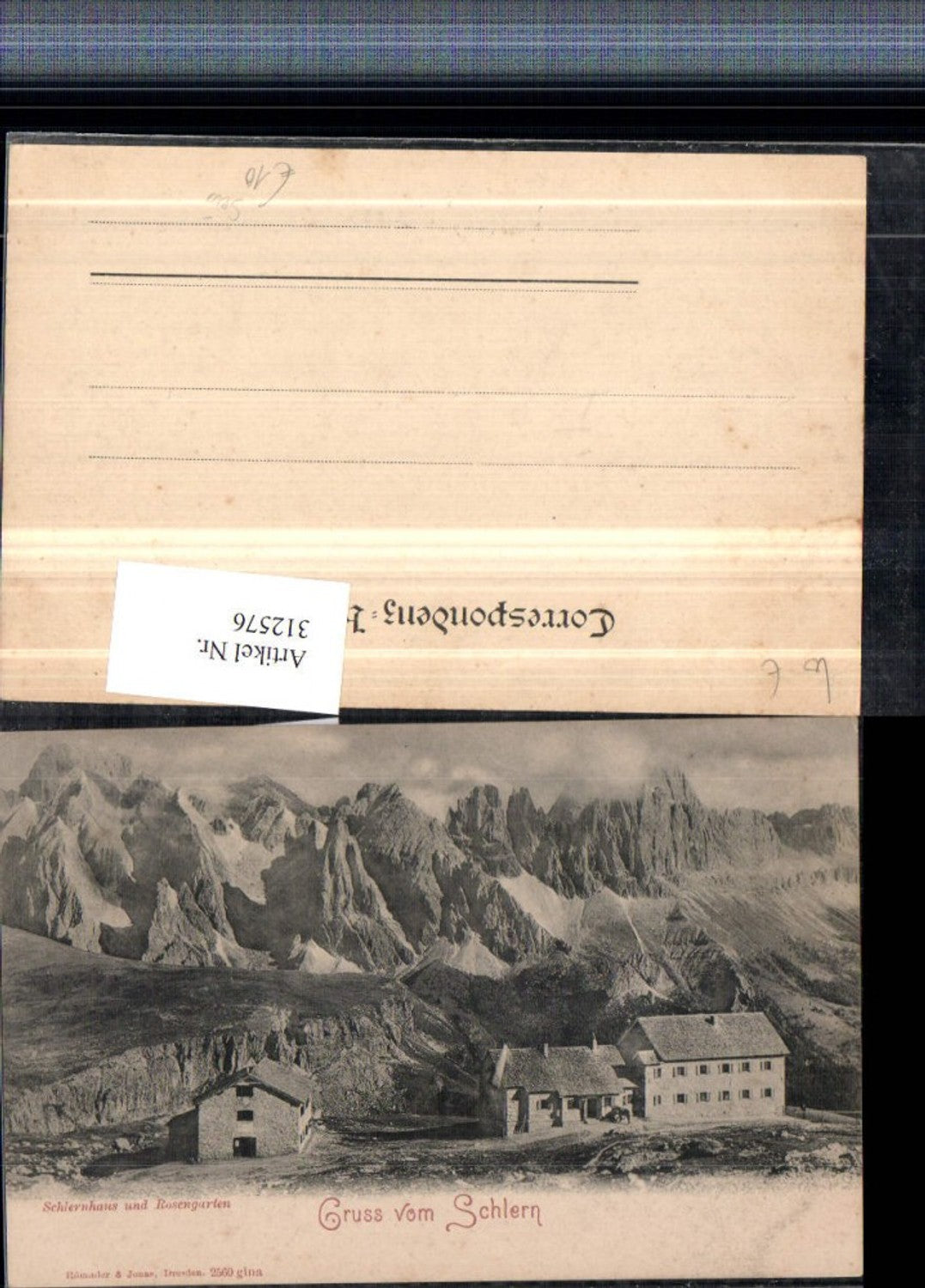 Alte Ansichtskarte – Old Postcard