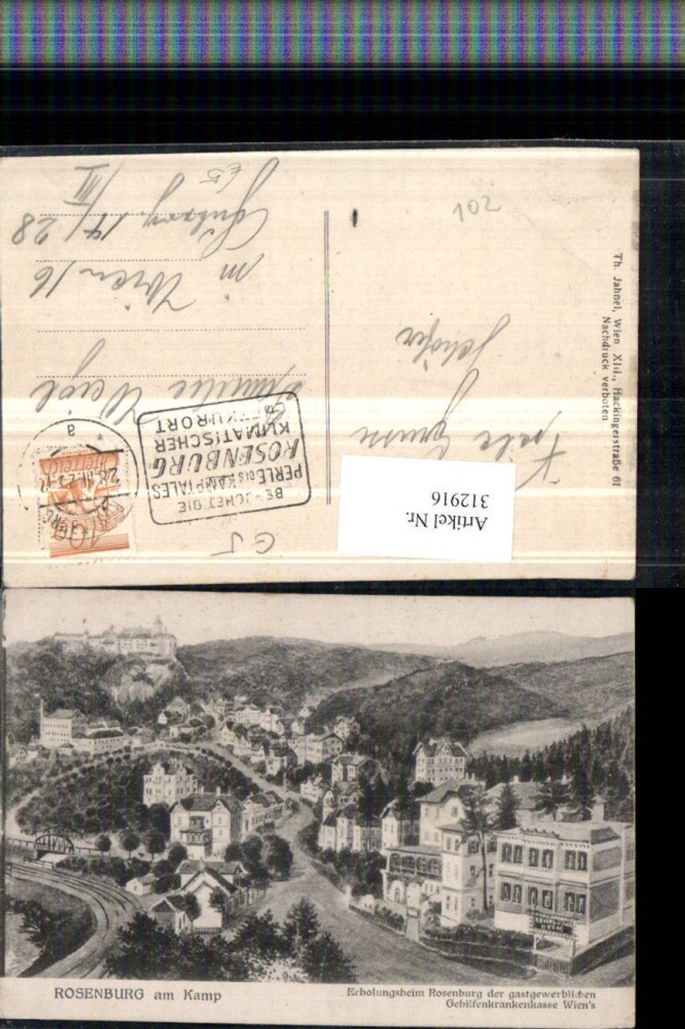 312916,Rosenburg am Kamp Totale m. Erholungsheim