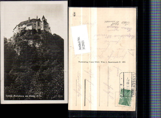 312921,Schloss Rosenburg am Kamp