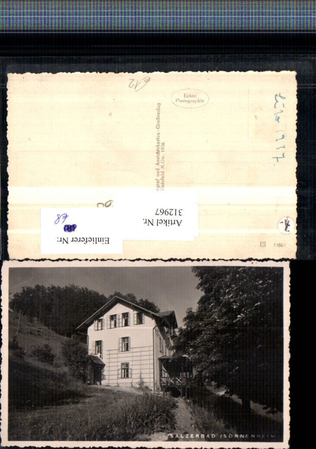 312967,Salzerbad b. Kleinzell Sonnenheim