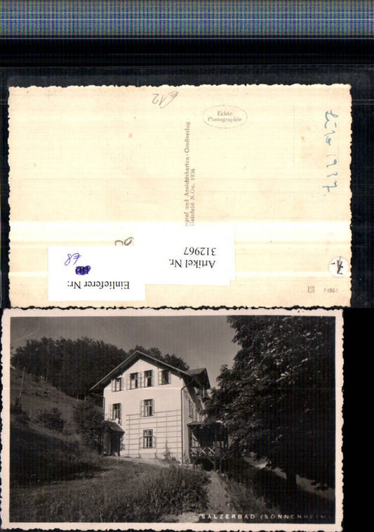 312967,Salzerbad b. Kleinzell Sonnenheim