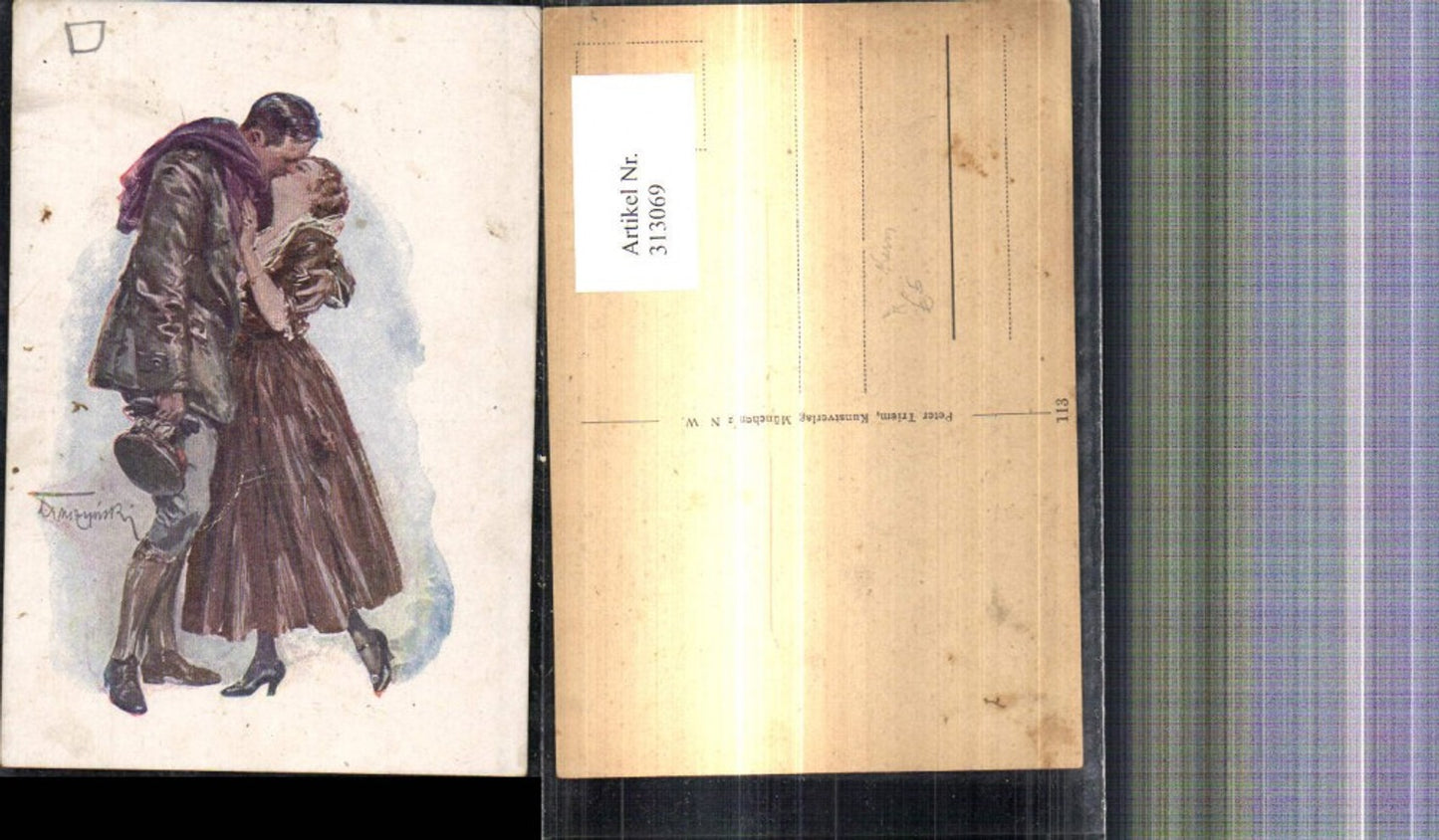 313069, Artist Ak Love Couple Kiss