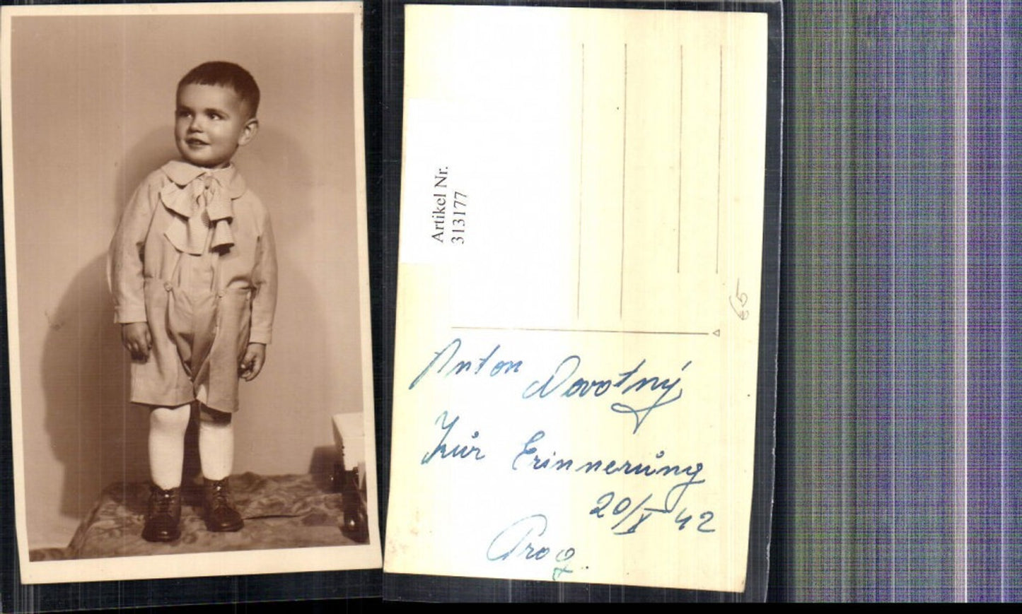 313177,Foto Ak Kind Junge Bub Portrait