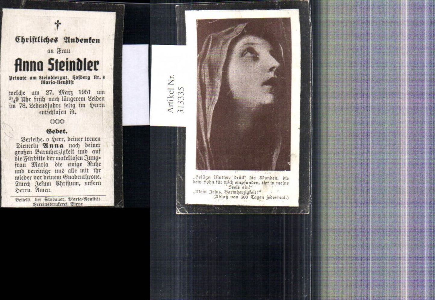 Alte Ansichtskarte – Old Postcard