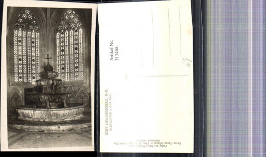313408,Foto Ak Stift Heiligenkreuz Bleibrunnen Brunnen
