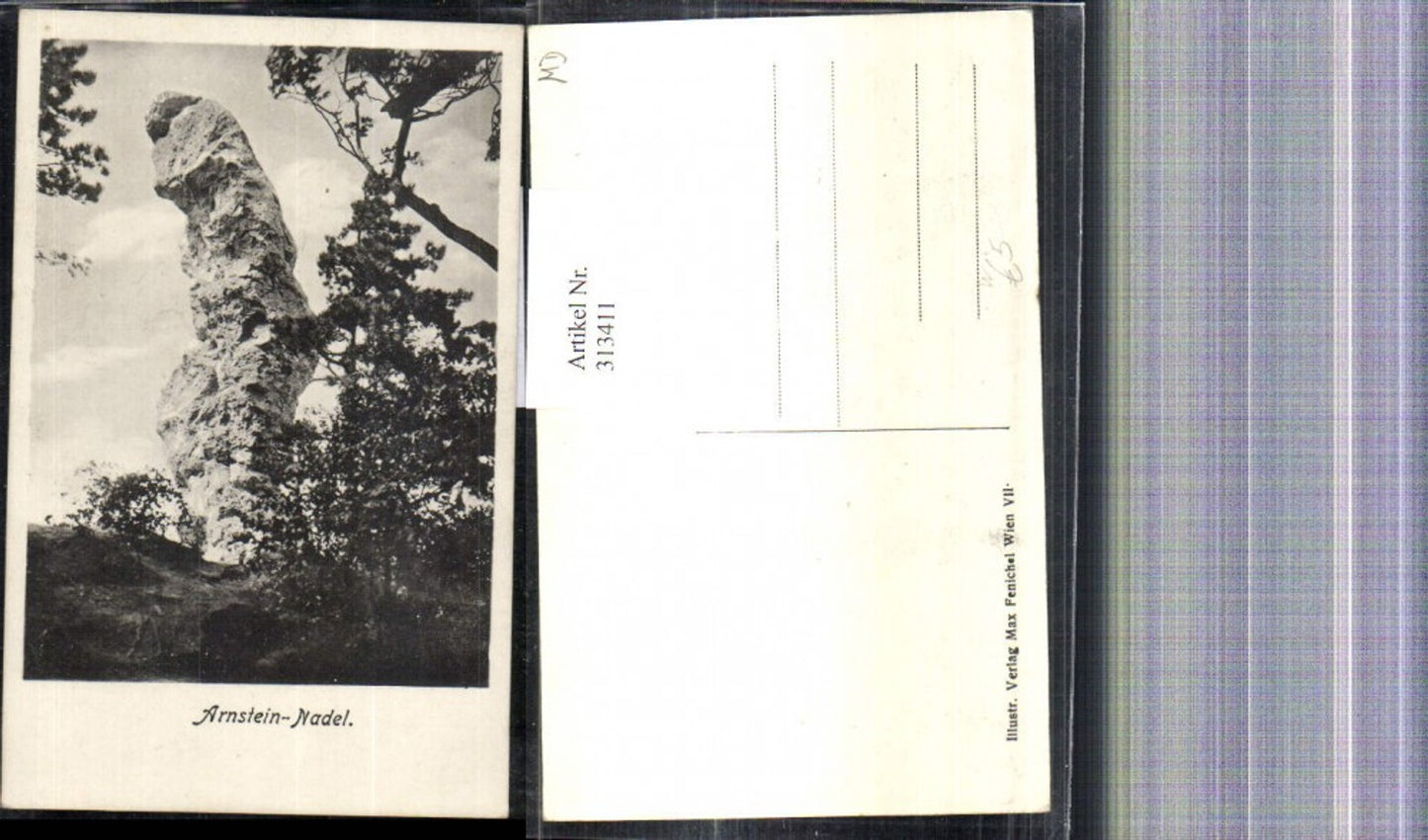 313411,Arnstein Nadel Arnsteinnadel b. Maria Raisenmarkt Alland Felsen