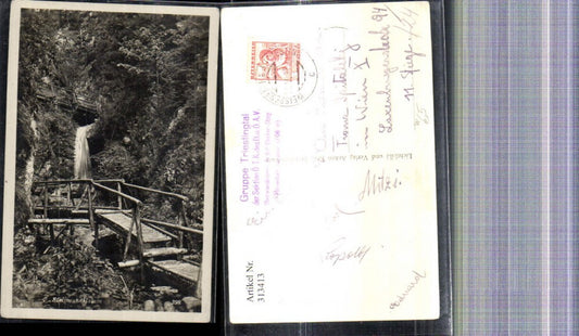 313413,Foto Ak Steinwandklamm b. Weissenbach an der Triesting