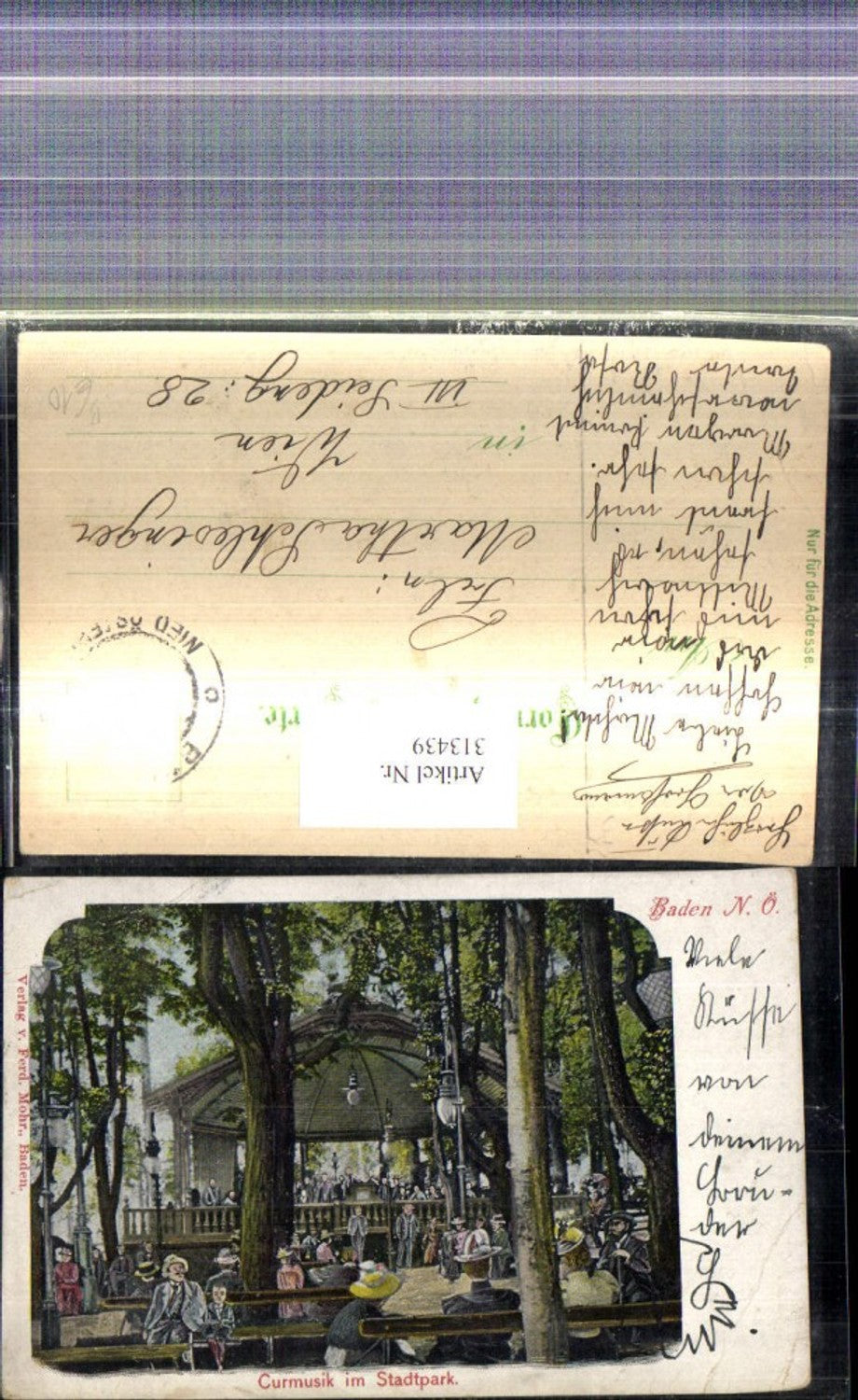 313439,Baden Curmusik Kurmusik i. Stadtpark Pavillon