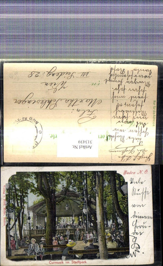 313439,Baden Curmusik Kurmusik i. Stadtpark Pavillon