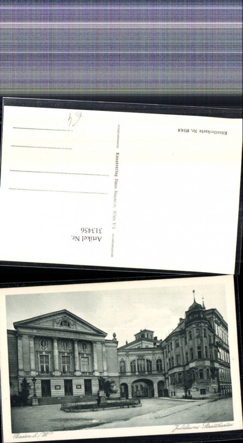 313456,Baden b. Wien Jubiläums Stadttheater Theater