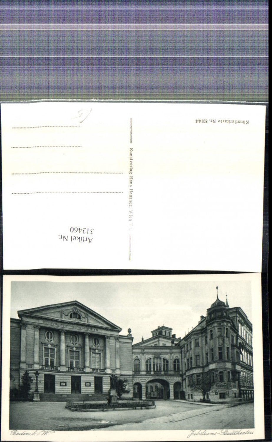 313460,Baden b. Wien Jubiläums Stadttheater Theater