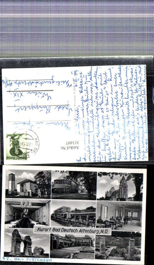 313497,,Mehrbild Ak Bad Deutsch Altenburg Kirche Amphitheater