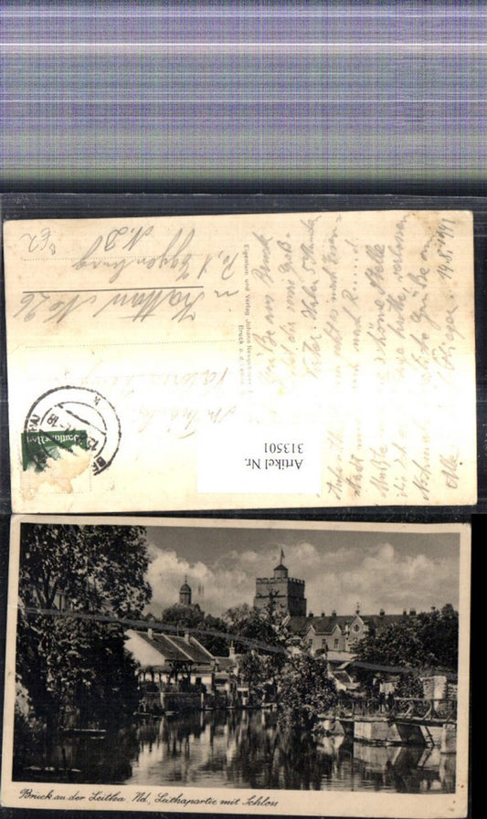 313501,Bruck a. d. Leitha Leithapartie m. Schloss