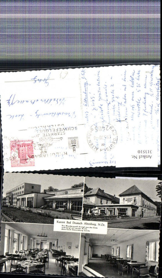 313510,Mehrbild Ak Bad Deutsch Altenburg Kurhaus m. Innenansicht