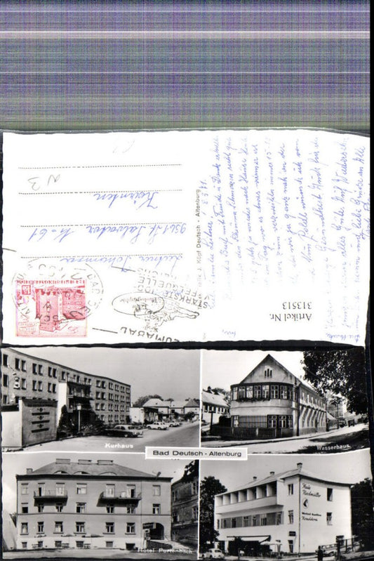 313513,Mehrbild Ak Bad Deutsch Altenburg Kurhaus Hotel Furtenbach VW Käfer