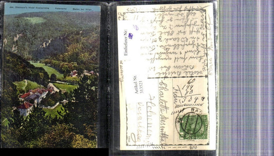 313521,Baden b. Wien Jos. Dietmanns Hotel Krainerhütte Helenental