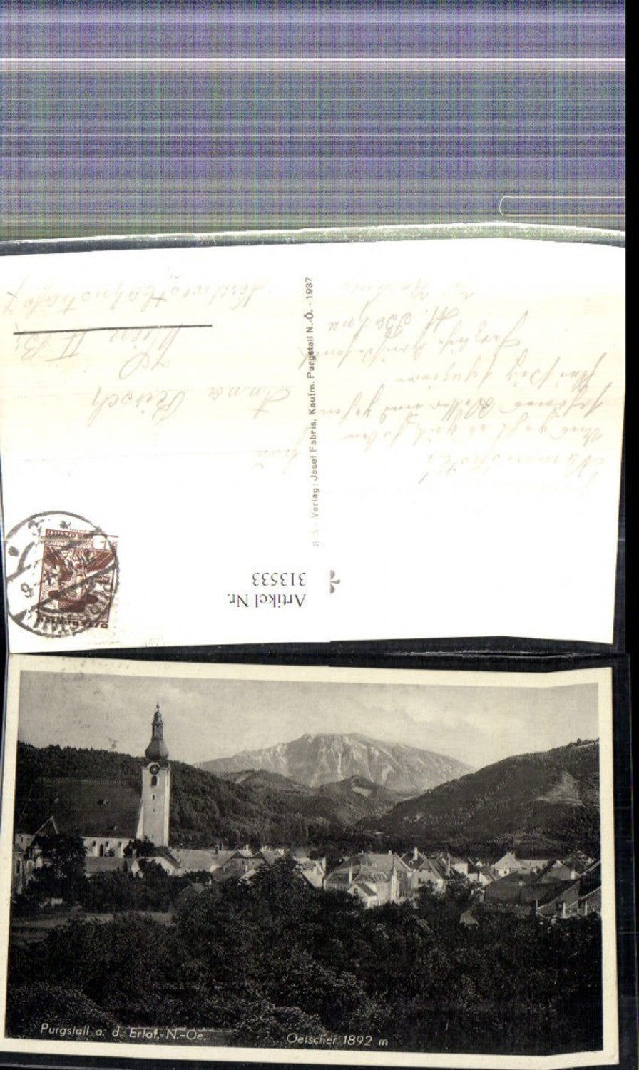 313533,Purgstall a. d. Erlauf Ötscher Teilansicht