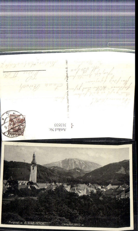 313533,Purgstall a. d. Erlauf Ötscher Teilansicht
