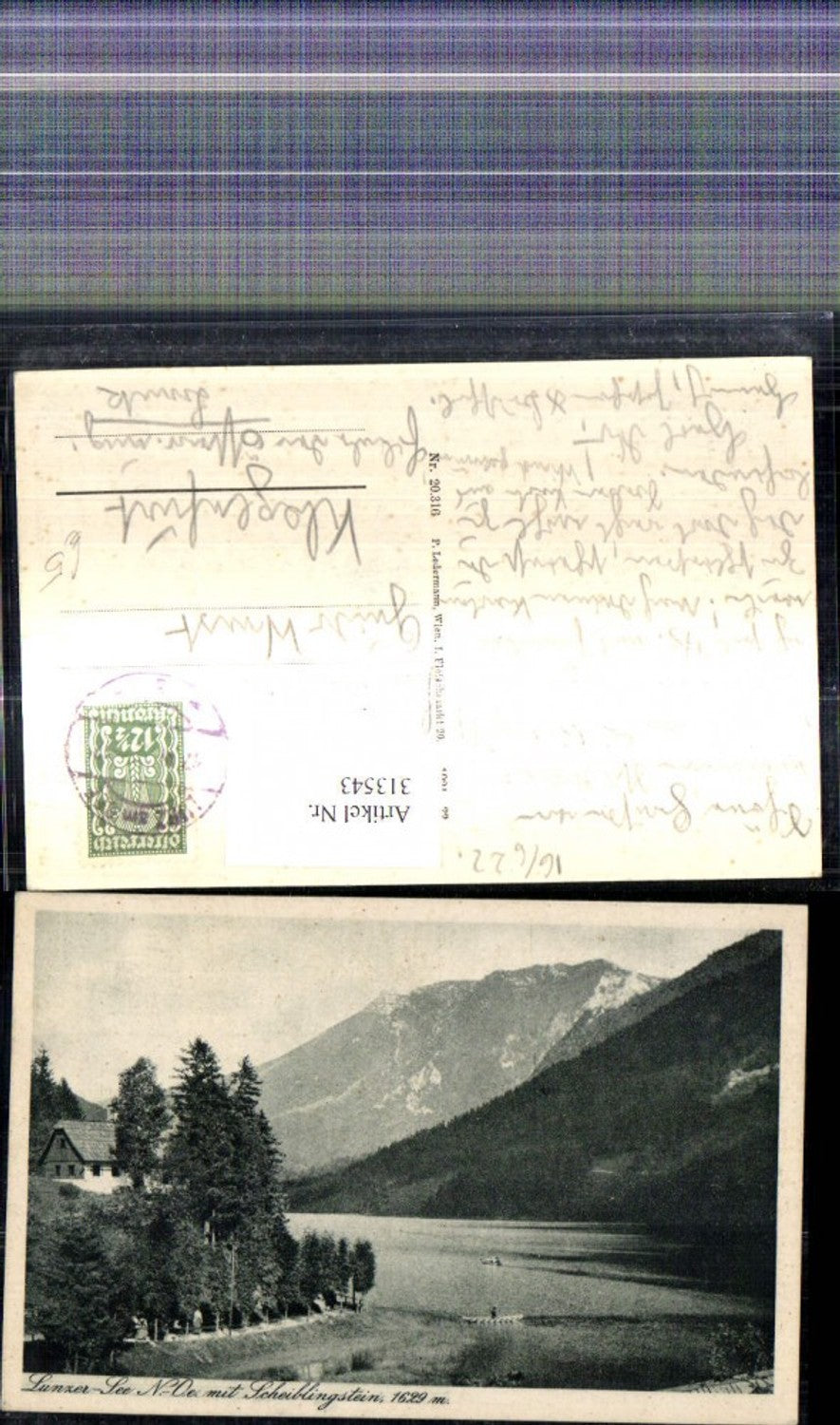 313543,Lunzersee m. Scheiblingstein Lunz Ruderboot Boot