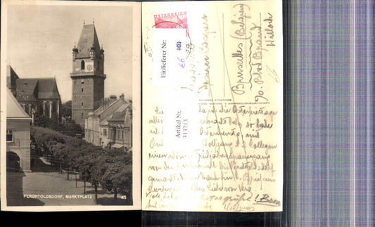 313713,Foto Ak Perchtoldsdorf Marktplatz