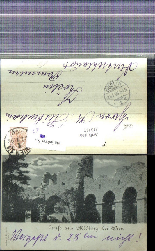 313727,Mödling b. Wien Ansicht Ruine