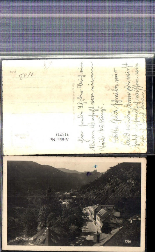 313735,Foto Ak Vorderbrühl b. Mödling