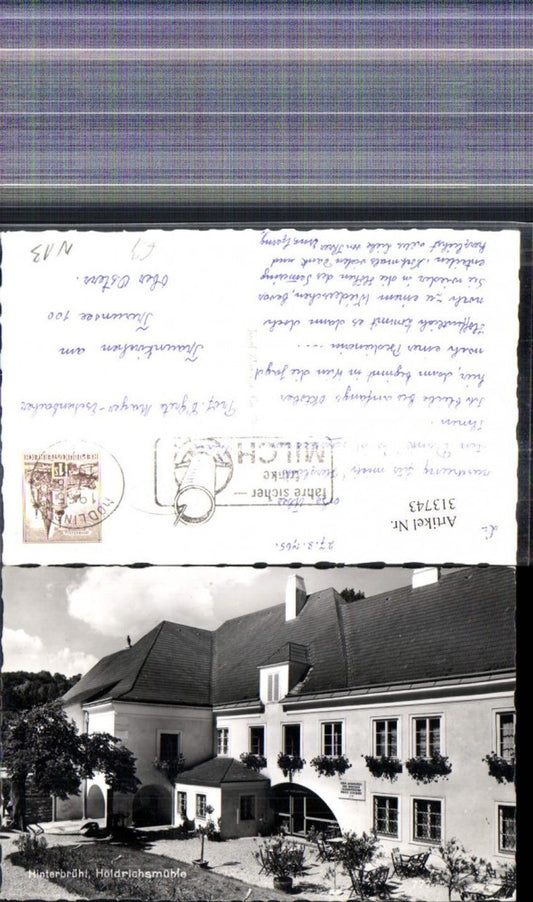 313743,Foto Ak Hinterbrühl b. Mödling Höldrichsmühle