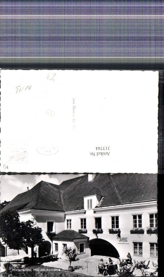 313744,Foto Ak Hinterbrühl b. Mödling Höldrichsmühle