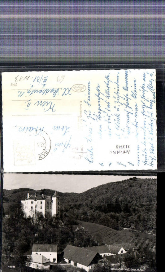 313748,Foto Ak Schloss Wildegg b. Sittendorf