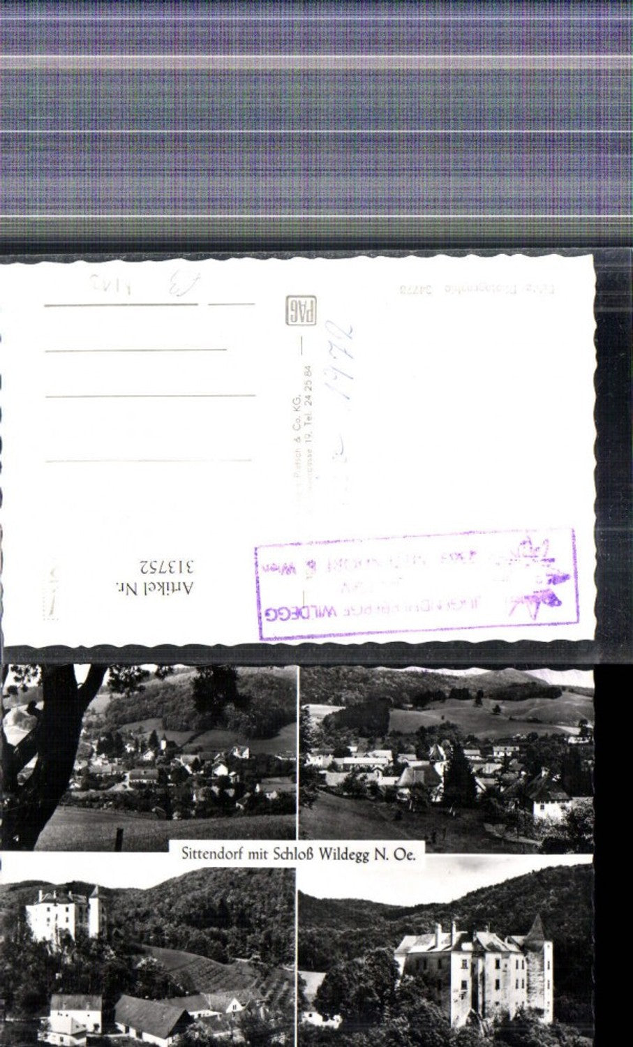 313752,Mehrbild Foto Ak Schloss Wildegg Sittendorf