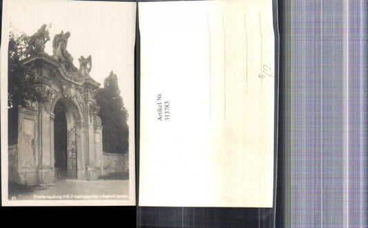 313783,Foto Ak Klosterneuburg Friedhofsportal