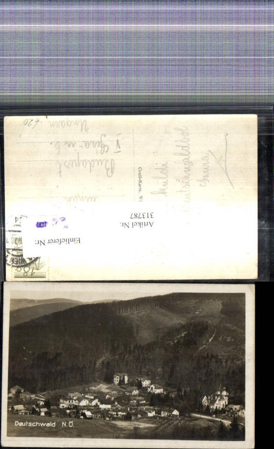 313787,Foto Ak Deutschwald b. Purkersdorf Totale