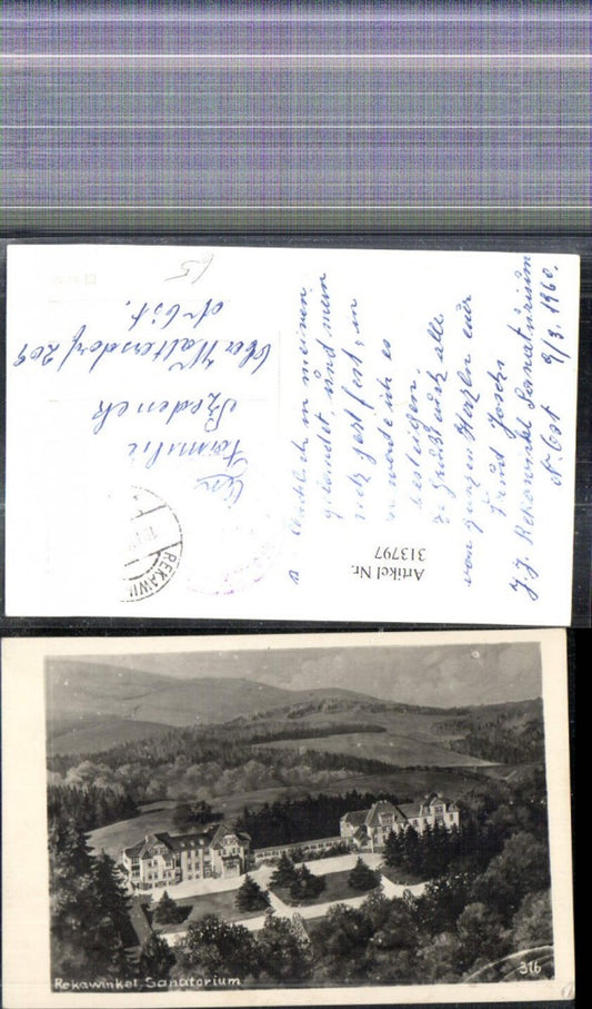 313797,Foto Ak v. Bild Sanatorium Rekawinkel 1960