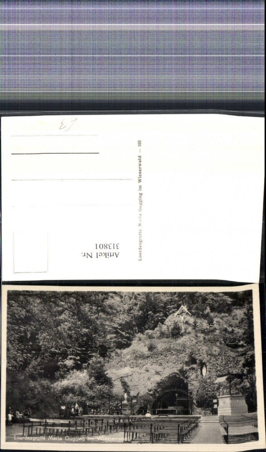 313801,Lourdesgrotte Maria Gugging i. Wienerwald Klosterneuburg