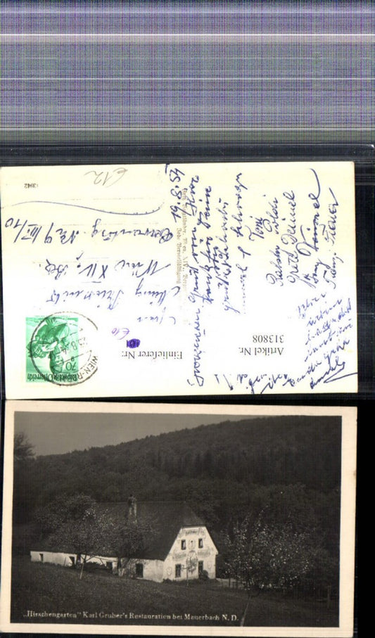 313808,Mauerbach Hirschgarten Karl Grubers Restauration
