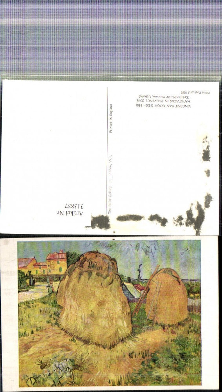 313837,Künstler Ak Vincent van Gogh Haystacks in Provence Heinzen Heureitern