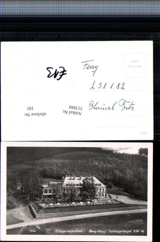 313888,Berg-Hotel Tulbingerkogel Tulbing Fliegeraufnahme