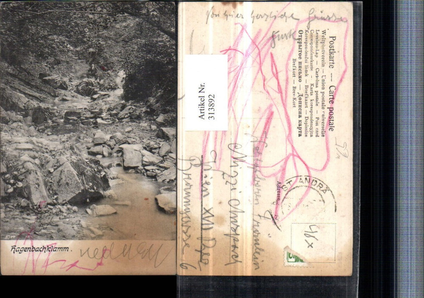 313892,Hagenbachklamm b. St. Andrä-Wördern Partie
