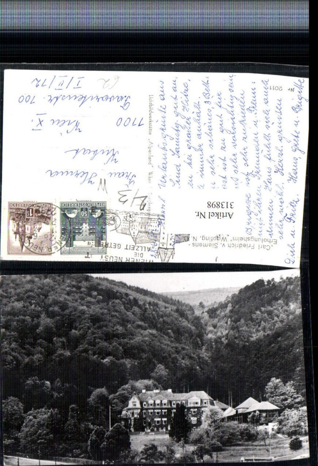 Alte Ansichtskarte – Old Postcard