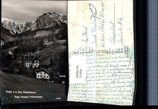 313959,Prein an d. Rax Hotel Pension Preinerwand Bergkulisse