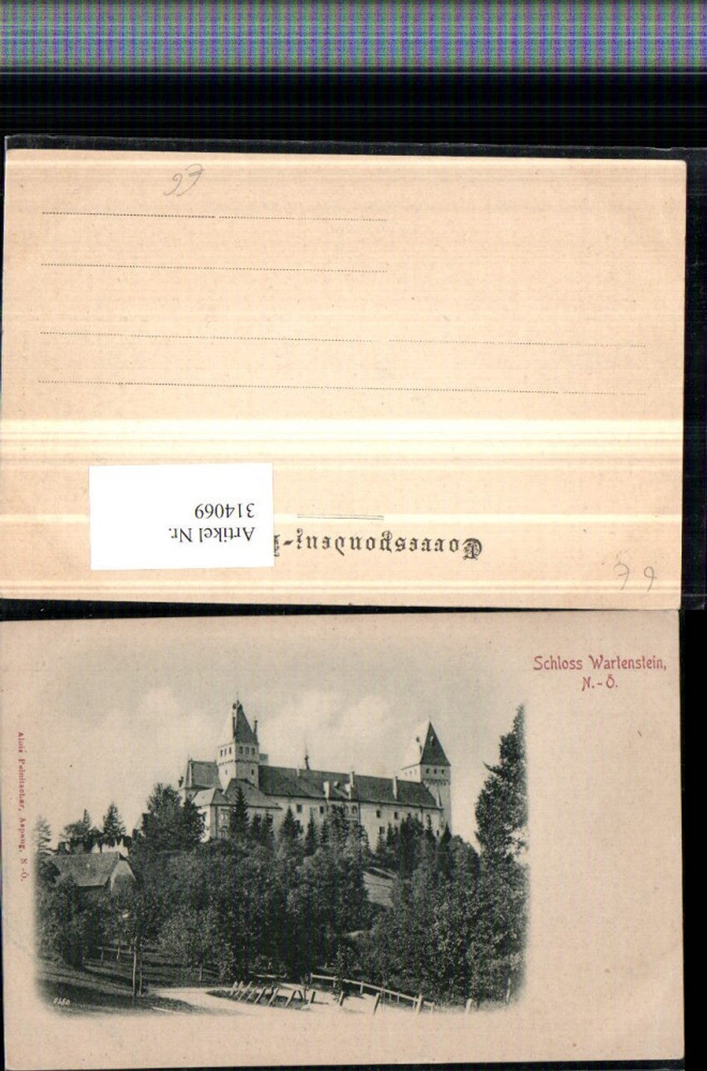 314069,Schloss Wartenstein b. Gloggnitz