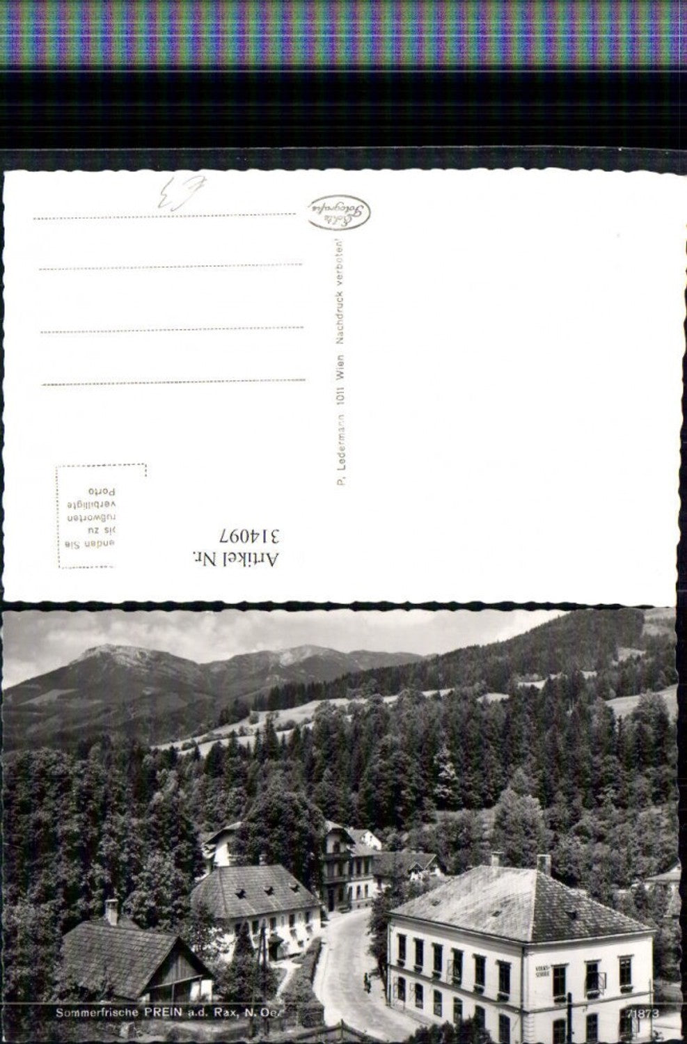 314097, Prein an der Rax, elementary school, school building, mountain scenery