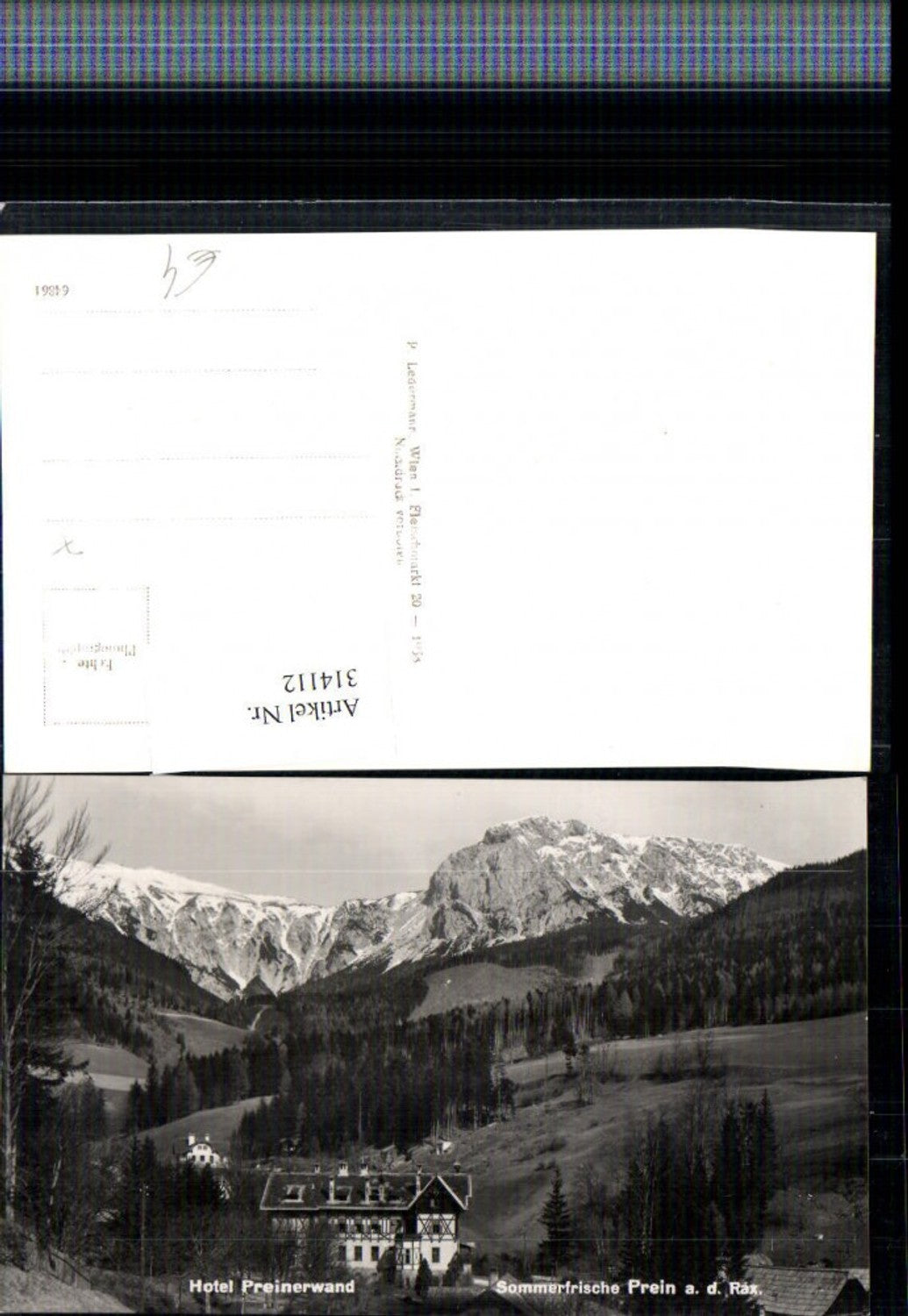 314112, Prein an der Rax Hotel Preinerwand mountain scenery
