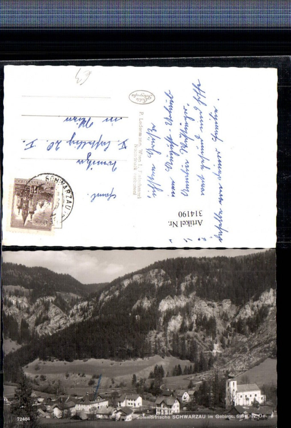 314190,Schwarzau im Gebirge Totale Kirche
