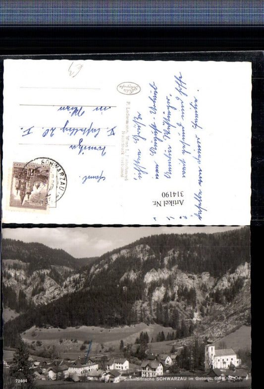 314190,Schwarzau im Gebirge Totale Kirche